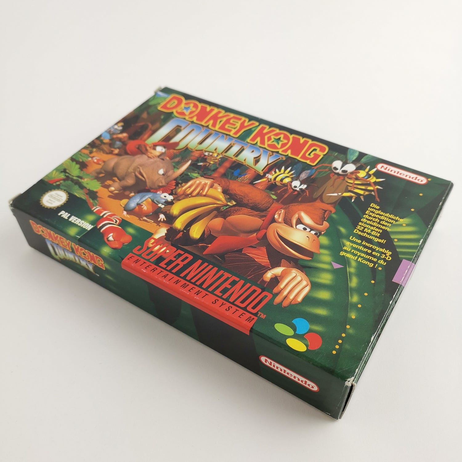 Super Nintendo game: Donkey Kong Country 1 in original packaging | SNES CIB - PAL FRG