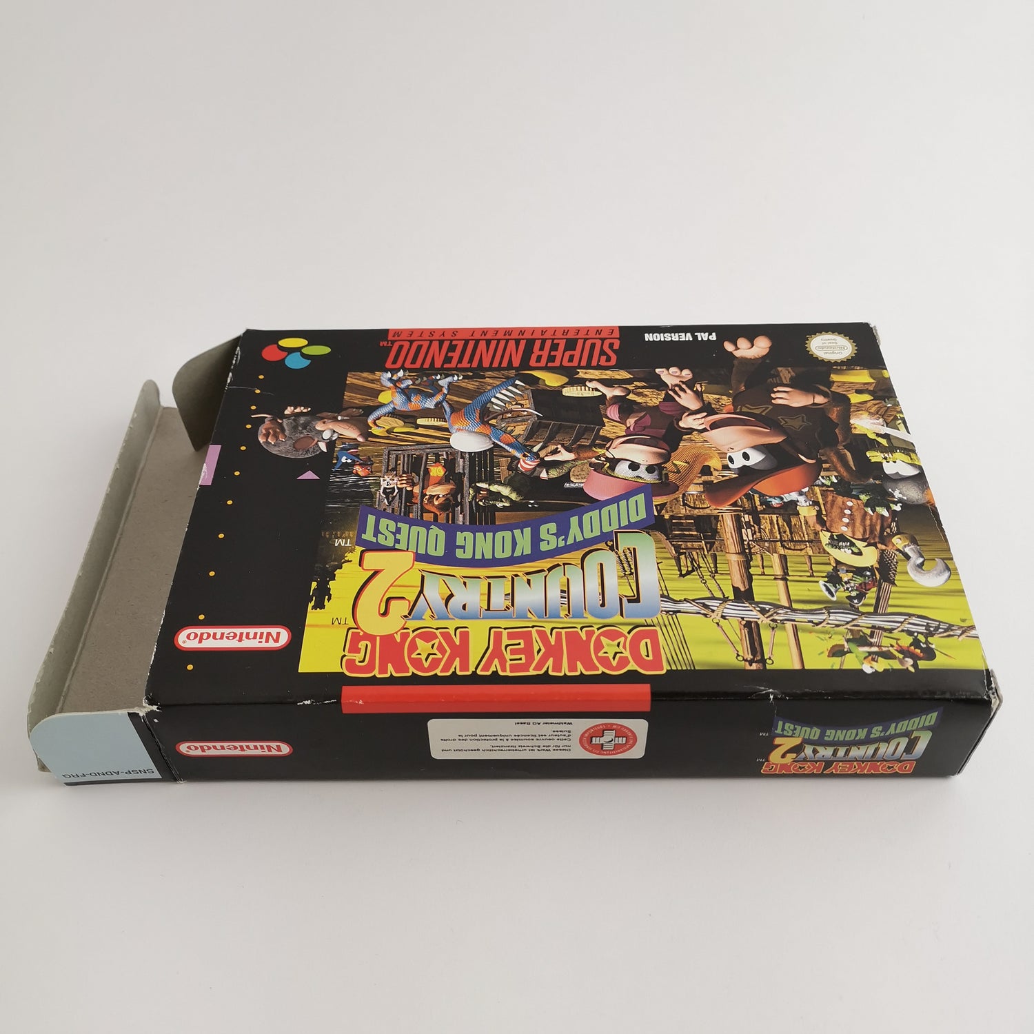 Super Nintendo game: Donkey Kong Country 2 in original packaging | SNES CIB - PAL FRG