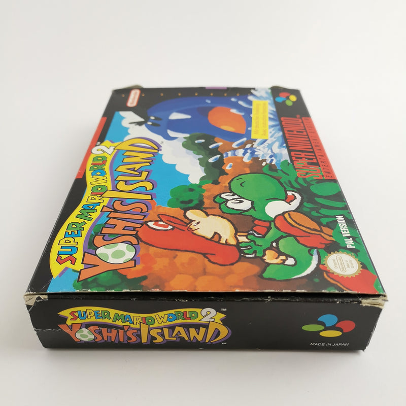 Super Nintendo Game: Super Mario World 2 Yoshi's Island | SNES original packaging - PAL GPS