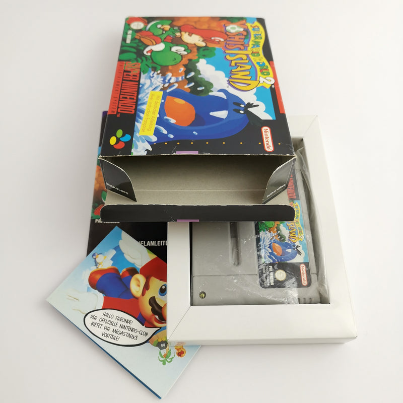 Super Nintendo Game: Super Mario World 2 Yoshi's Island | SNES original packaging - PAL GPS