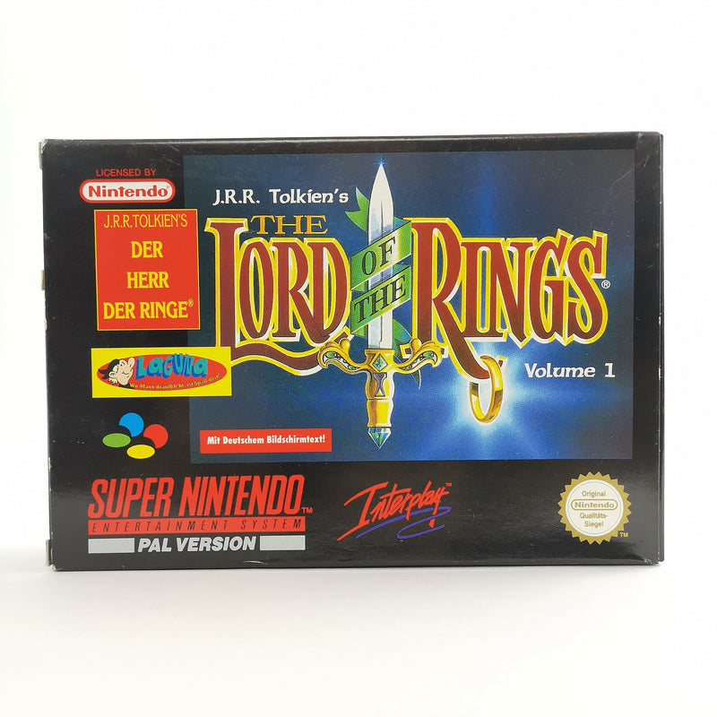 Super Nintendo game: JRR Tolkien's The Lord of the Rings | SNES OVP PAL