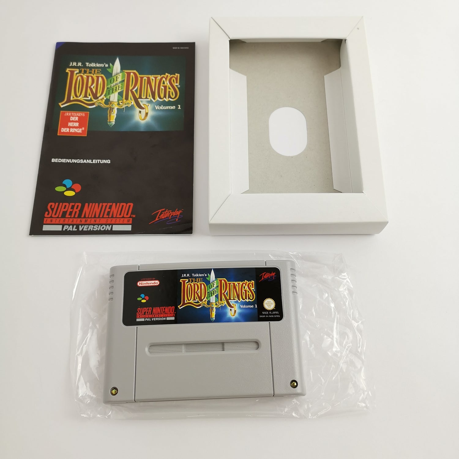 Super Nintendo game: JRR Tolkien's The Lord of the Rings | SNES OVP PAL