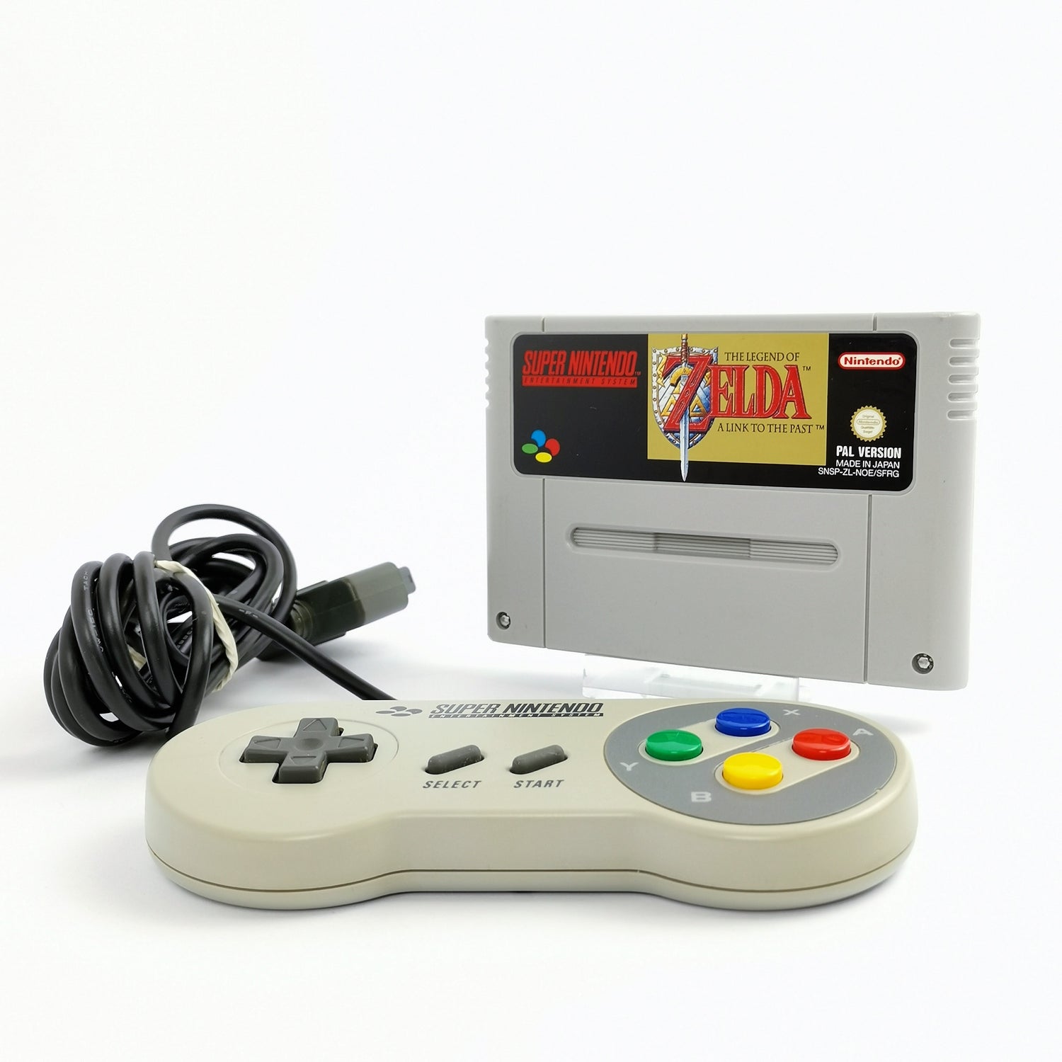 Super Nintendo Game: The Legend of Zelda a link to the Past + SNES Controller