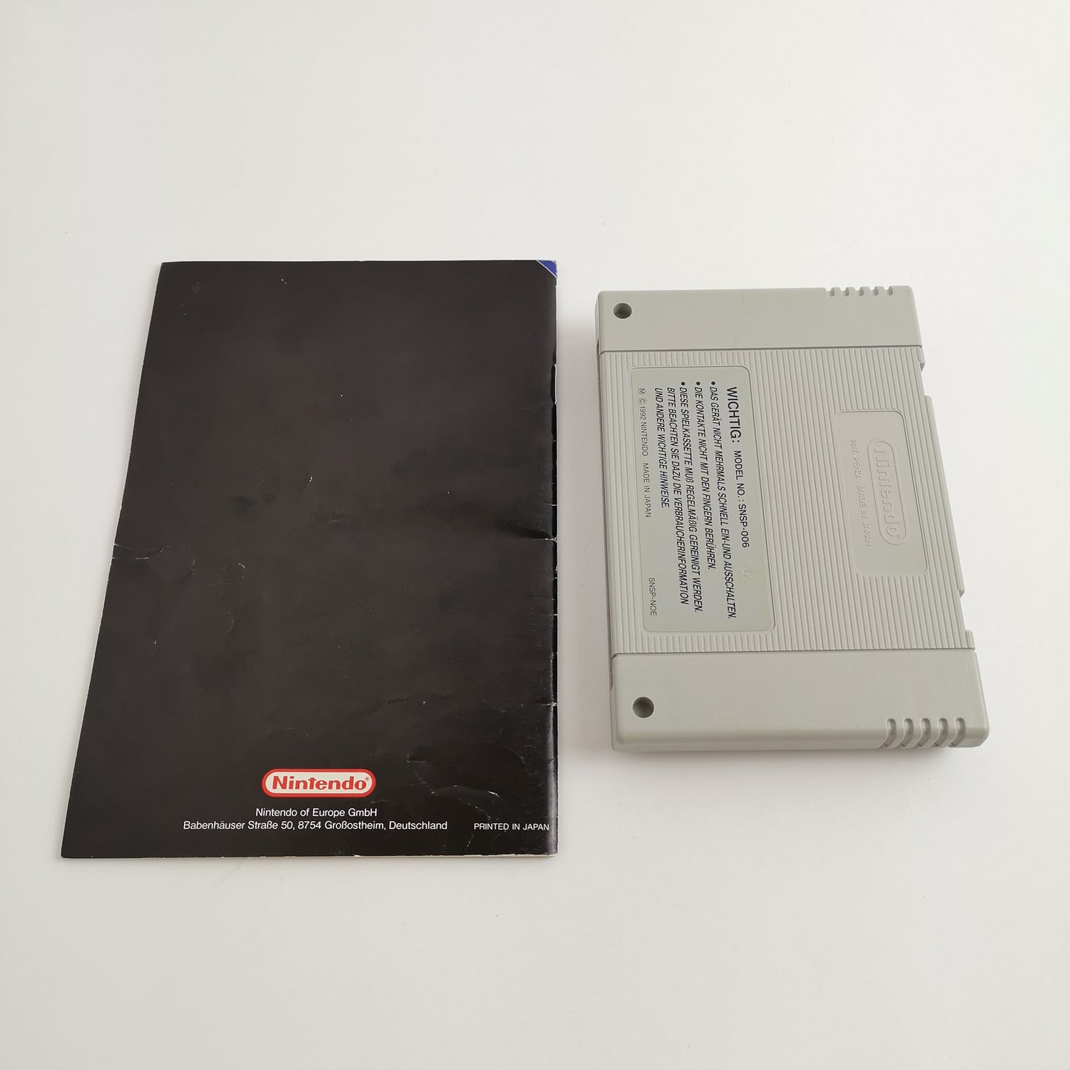 Super Nintendo game: Super Mario World with instructions | SNES module cartridge