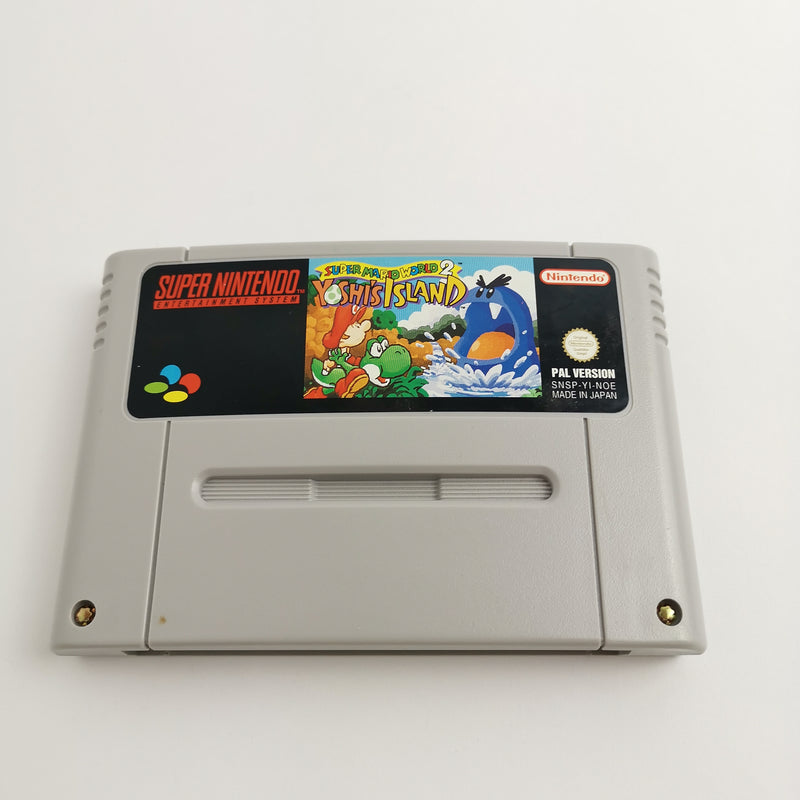 Super Nintendo Game: Super Mario World 2 Yoshi's Island | SNES module cartridge