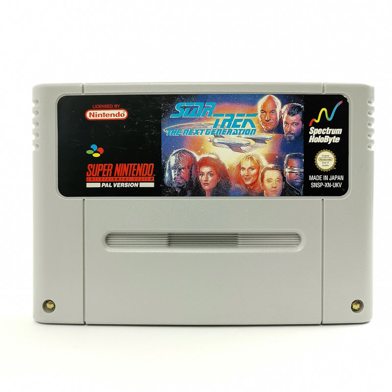 Super Nintendo Game: Star Trek The Next Generation | SNES PAL module cartridge