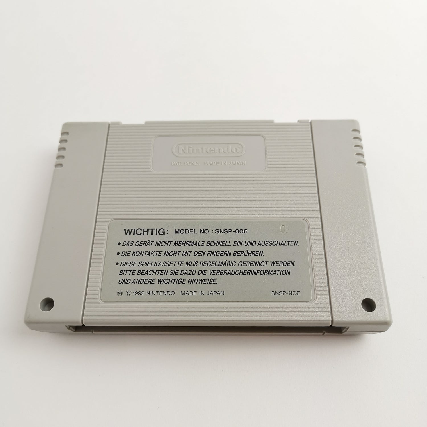 Super Nintendo Game: Star Trek The Next Generation | SNES PAL module cartridge