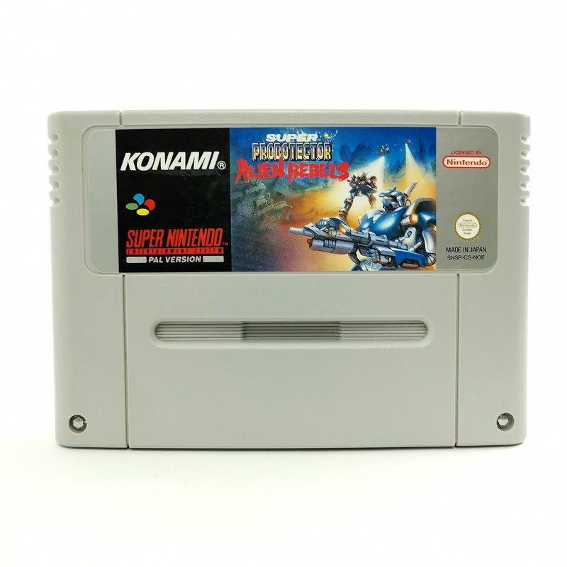 Super Nintendo Game: Super Probotector Alien Rebels | SNES PAL module cartridge