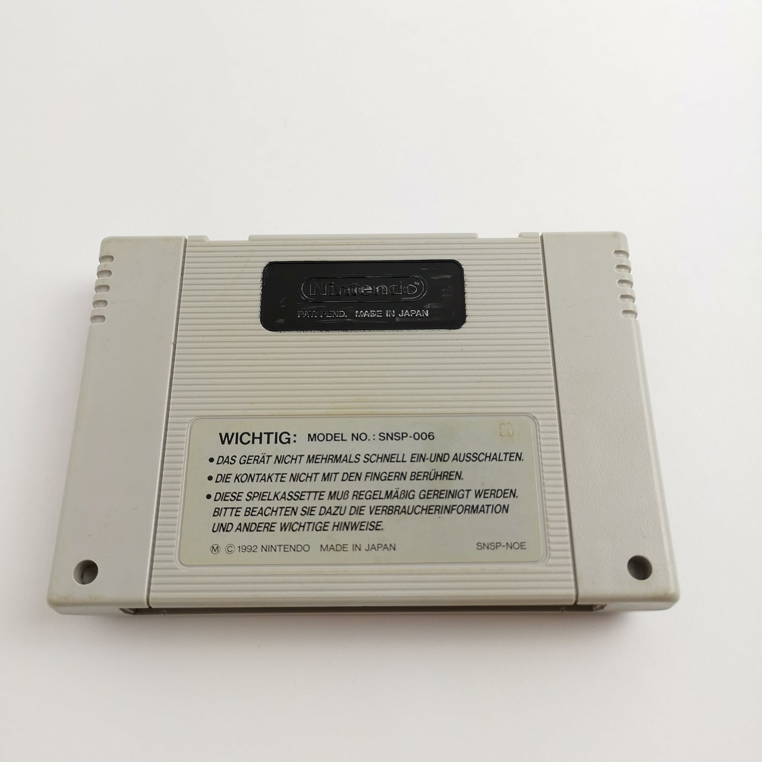 Super Nintendo Game: Super Probotector Alien Rebels | SNES PAL module cartridge