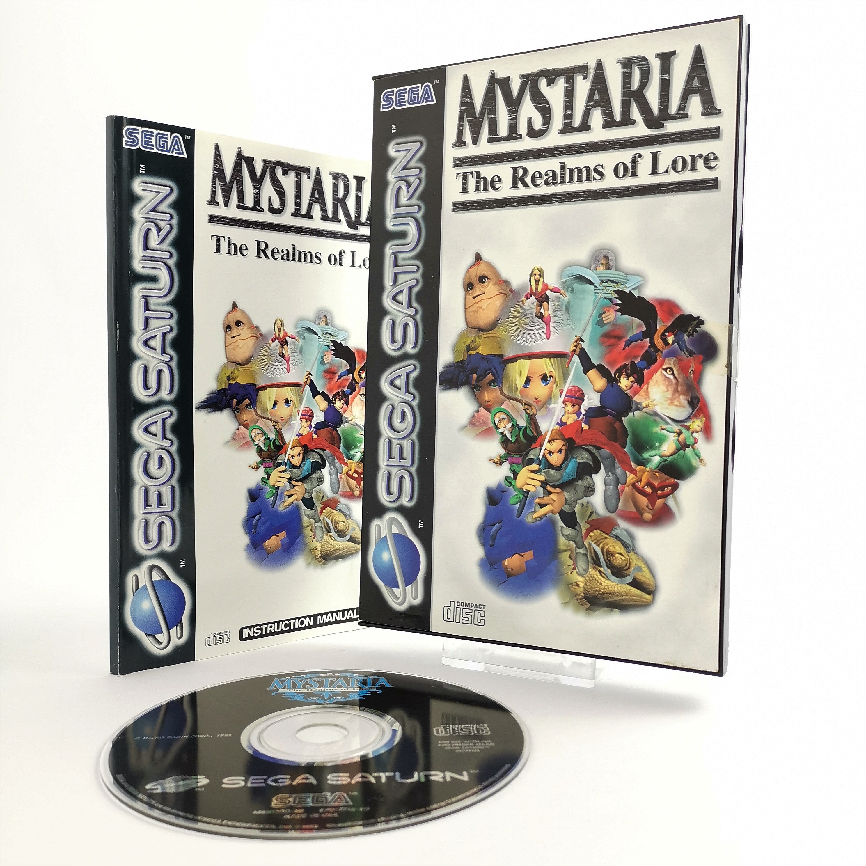 Sega Saturn Game: Mystaria The Realms of Lore - Original Packaging &am