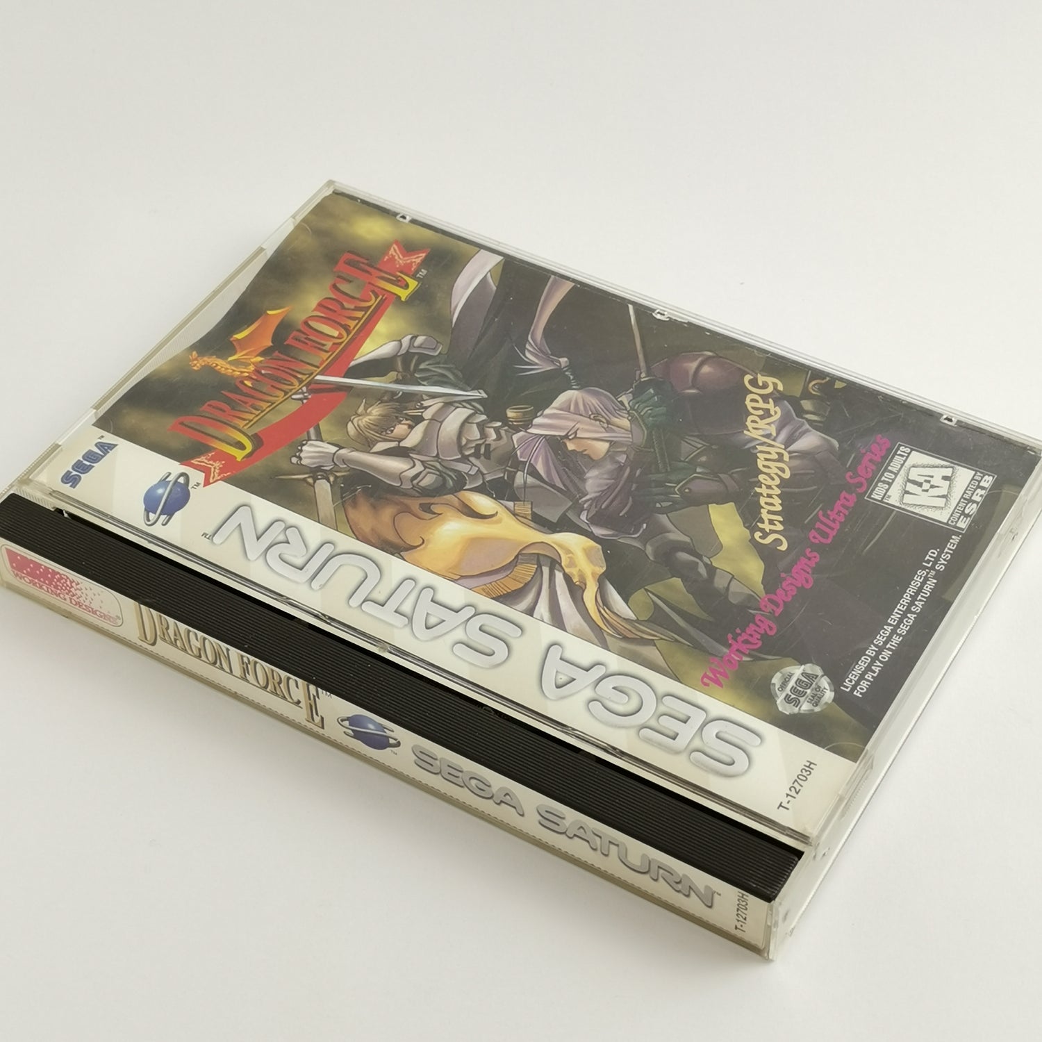 Sega Saturn Spiel : Dragon Force Working Designs OVP & Anleitung | NTSC-U/C USA