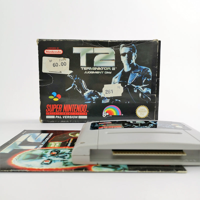 Super Nintendo game: T2 Terminator 2 Judgment Day - original packaging &amp; instructions | SNES PAL