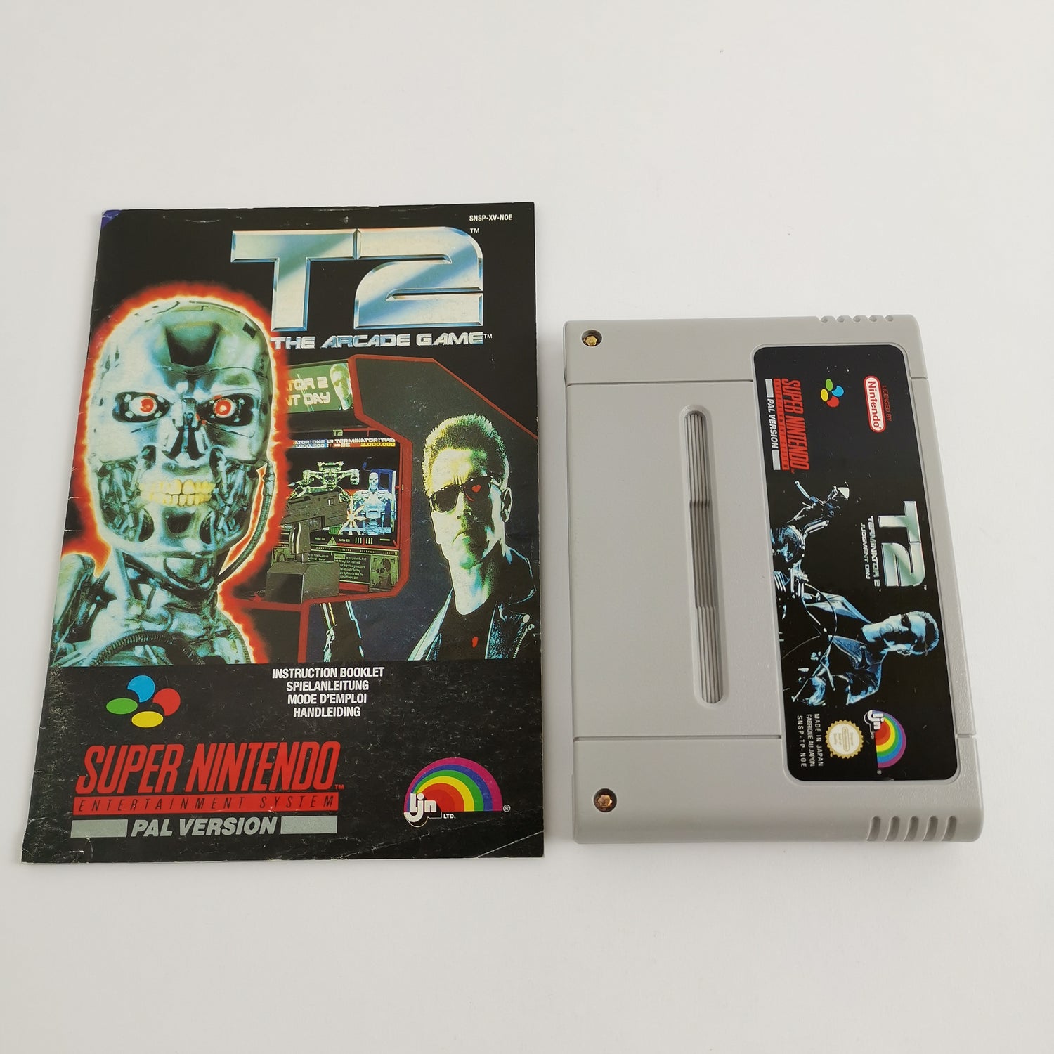 Super Nintendo game: T2 Terminator 2 Judgment Day - original packaging & instructions | SNES PAL