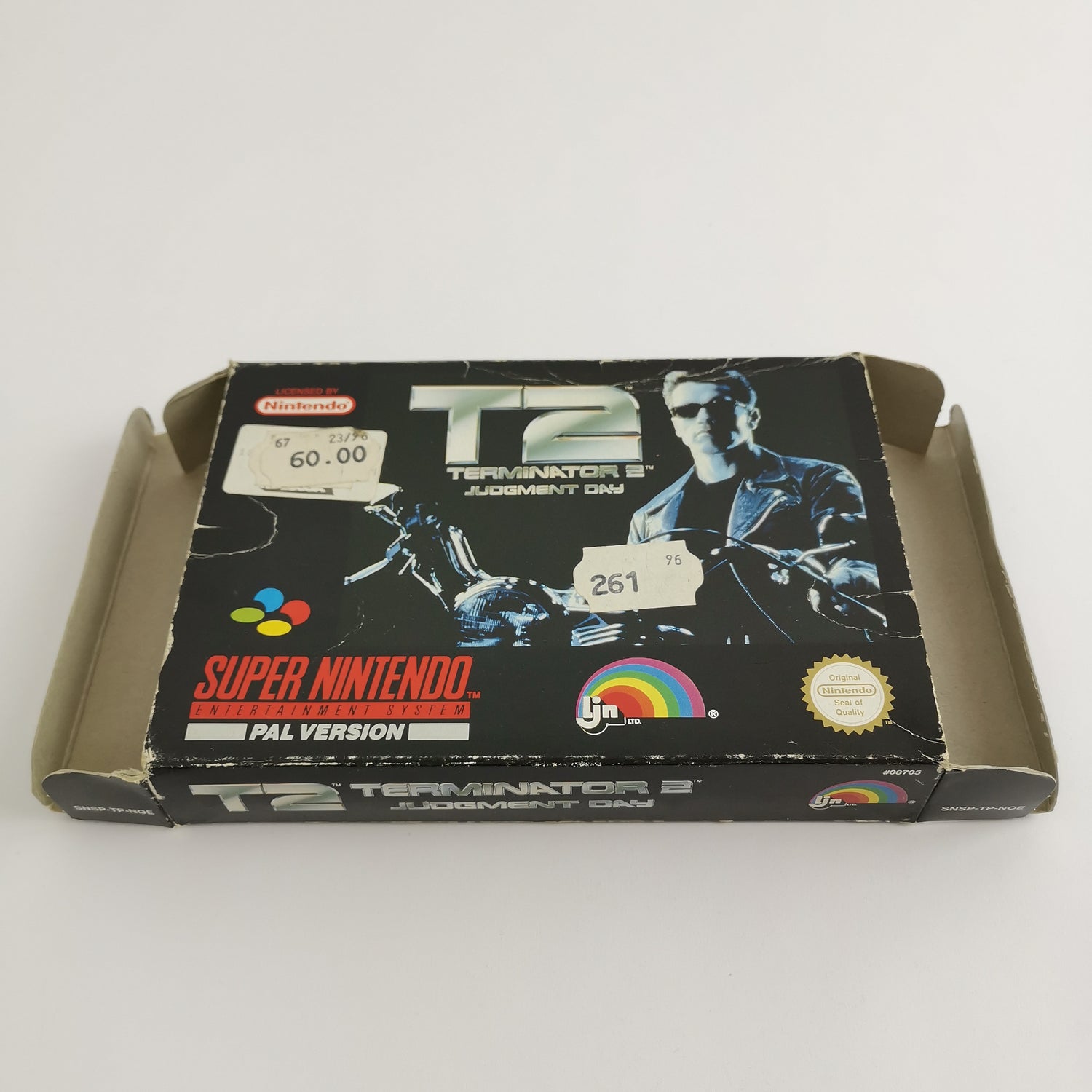 Super Nintendo game: T2 Terminator 2 Judgment Day - original packaging & instructions | SNES PAL