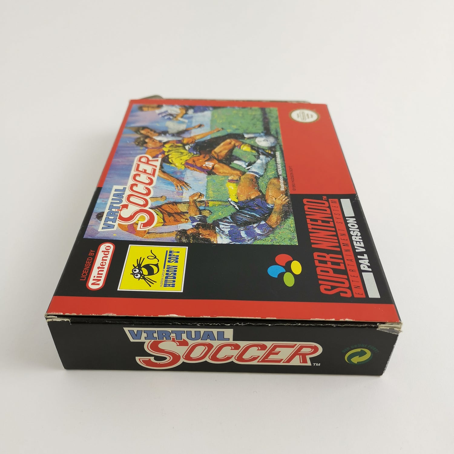 Super Nintendo game: Virtual Soccer - original packaging & instructions | SNES Soccer PAL