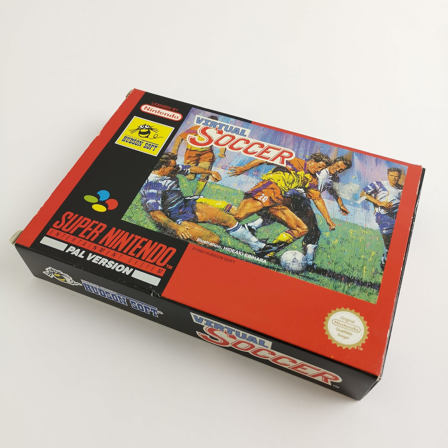 Super Nintendo game: Virtual Soccer - original packaging & instructions | SNES Soccer PAL