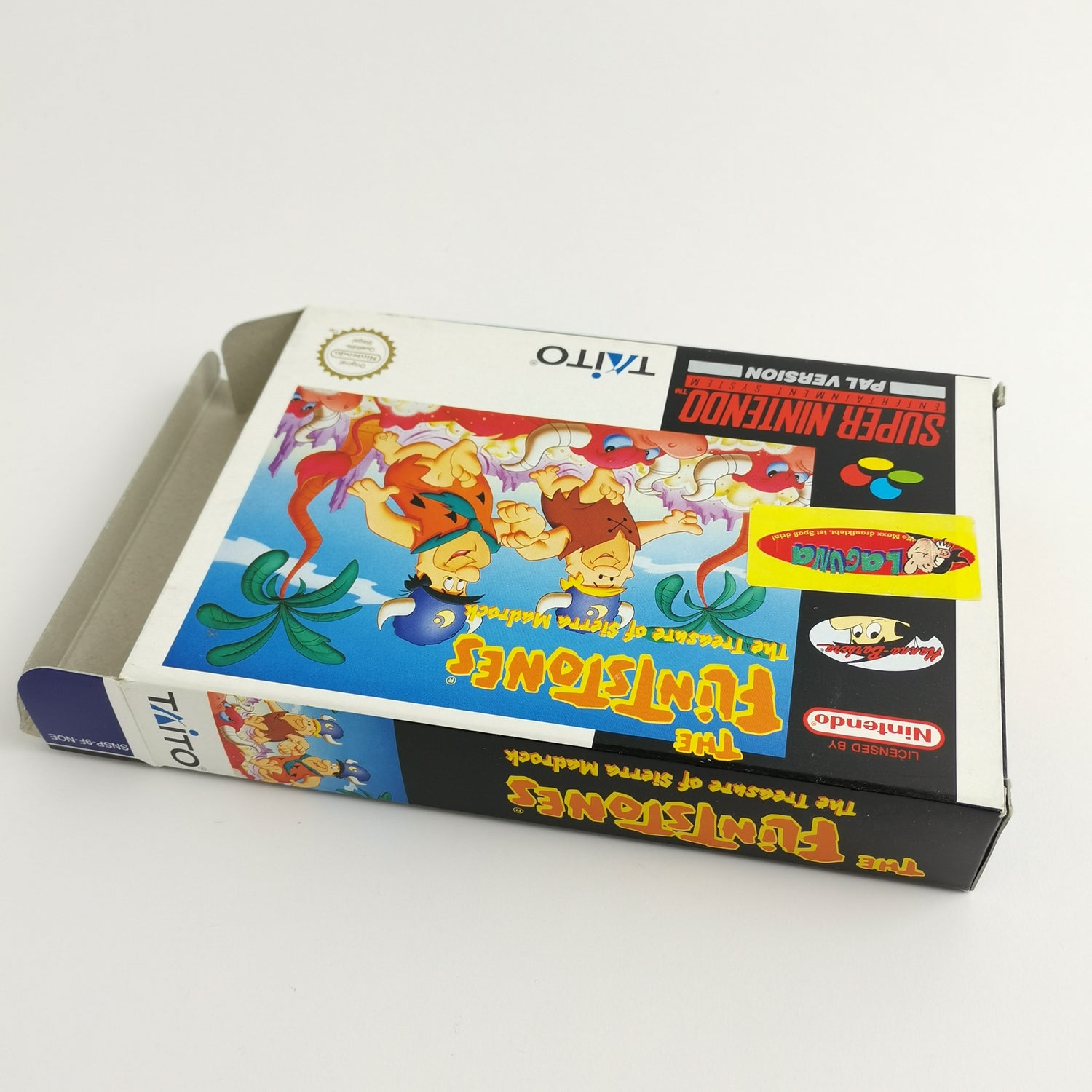 Super Nintendo Game: The Flintstones The Treasure of Sierra Madrock - OVP SNES