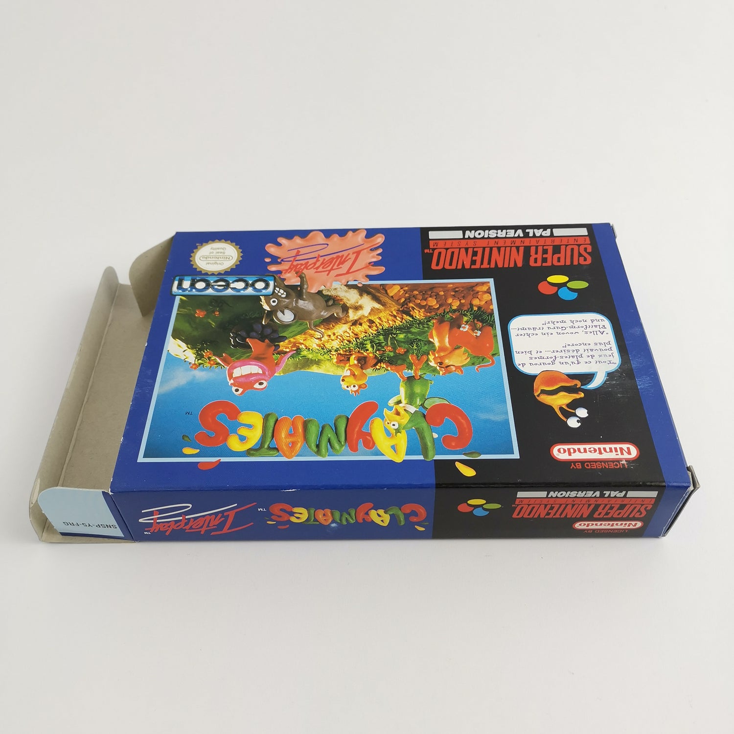 Super Nintendo game: Claymates by Interplay - original packaging & instructions | SNES PAL