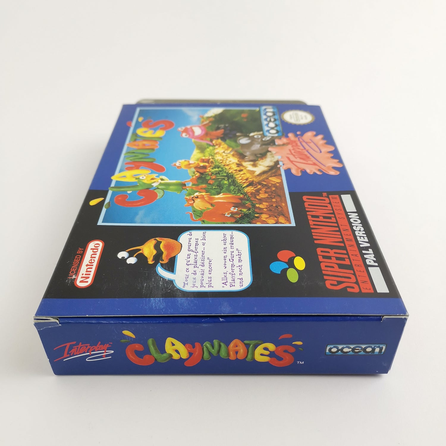 Super Nintendo game: Claymates by Interplay - original packaging & instructions | SNES PAL