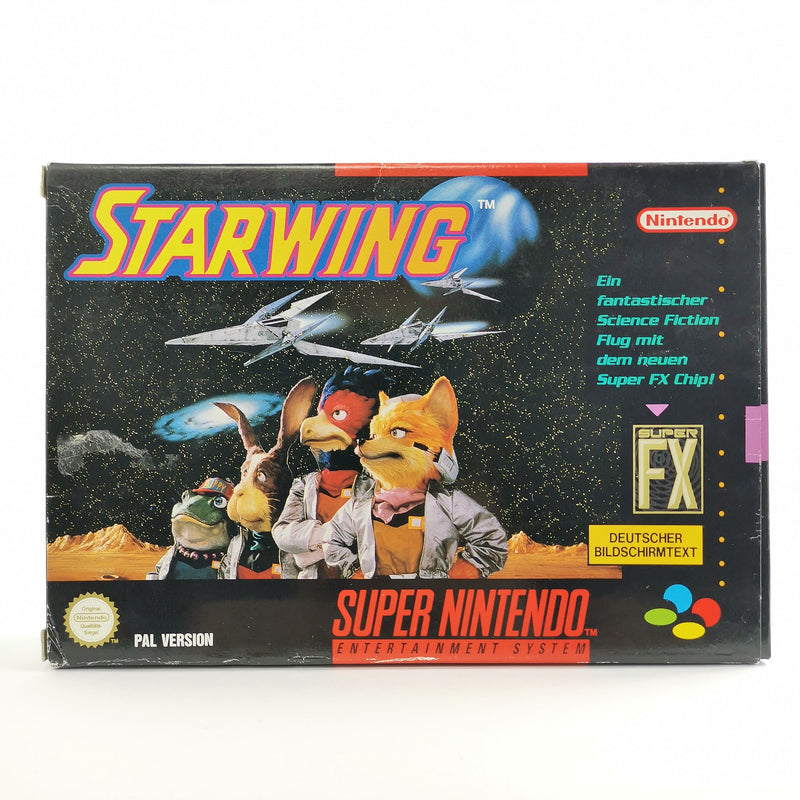 Super Nintendo game: Starwing - original packaging &amp; instructions | SNES PAL NOE/SFRG