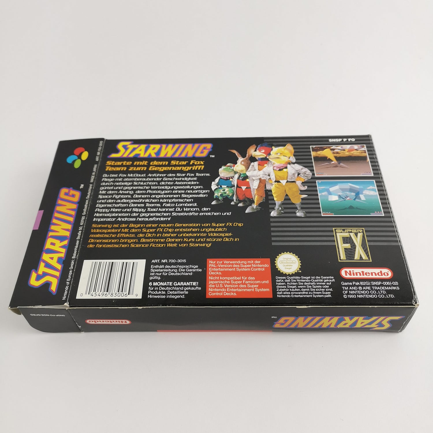 Super Nintendo game: Starwing - original packaging & instructions | SNES PAL NOE/SFRG