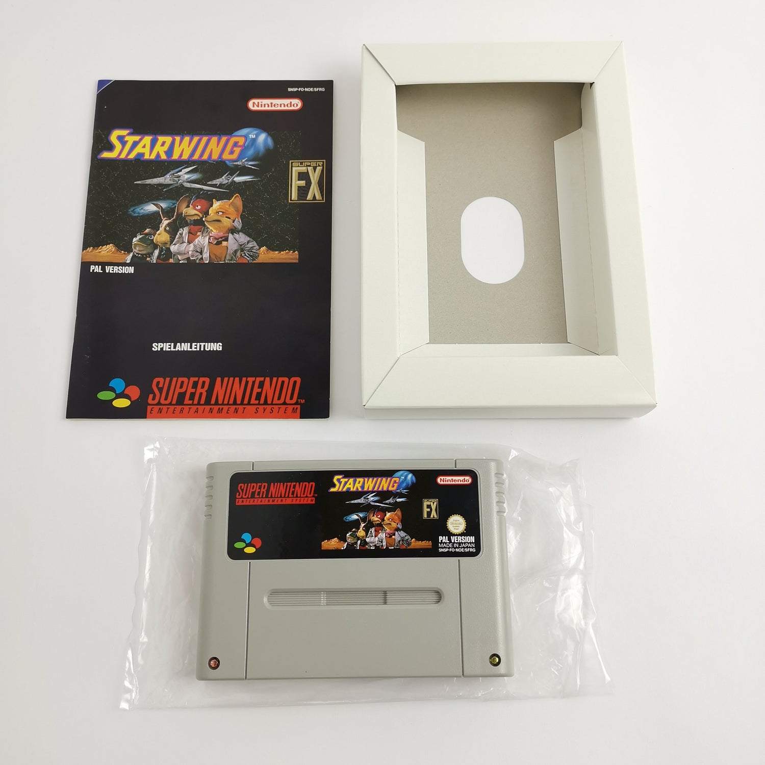 Super Nintendo game: Starwing - original packaging & instructions | SNES PAL NOE/SFRG