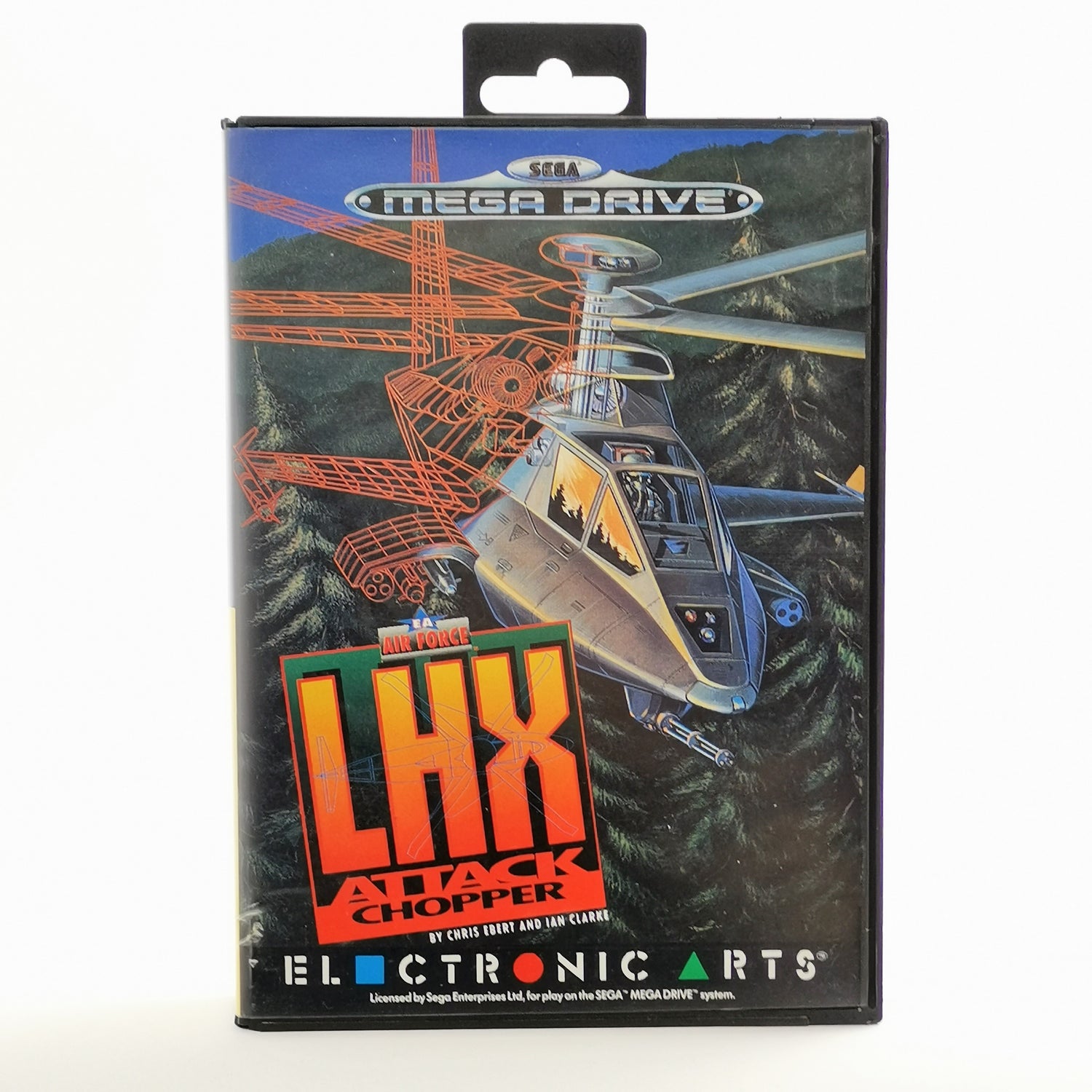 Sega Mega Drive game: EA Air Force LHX Attack Chopper - original packaging & instructions | [1]