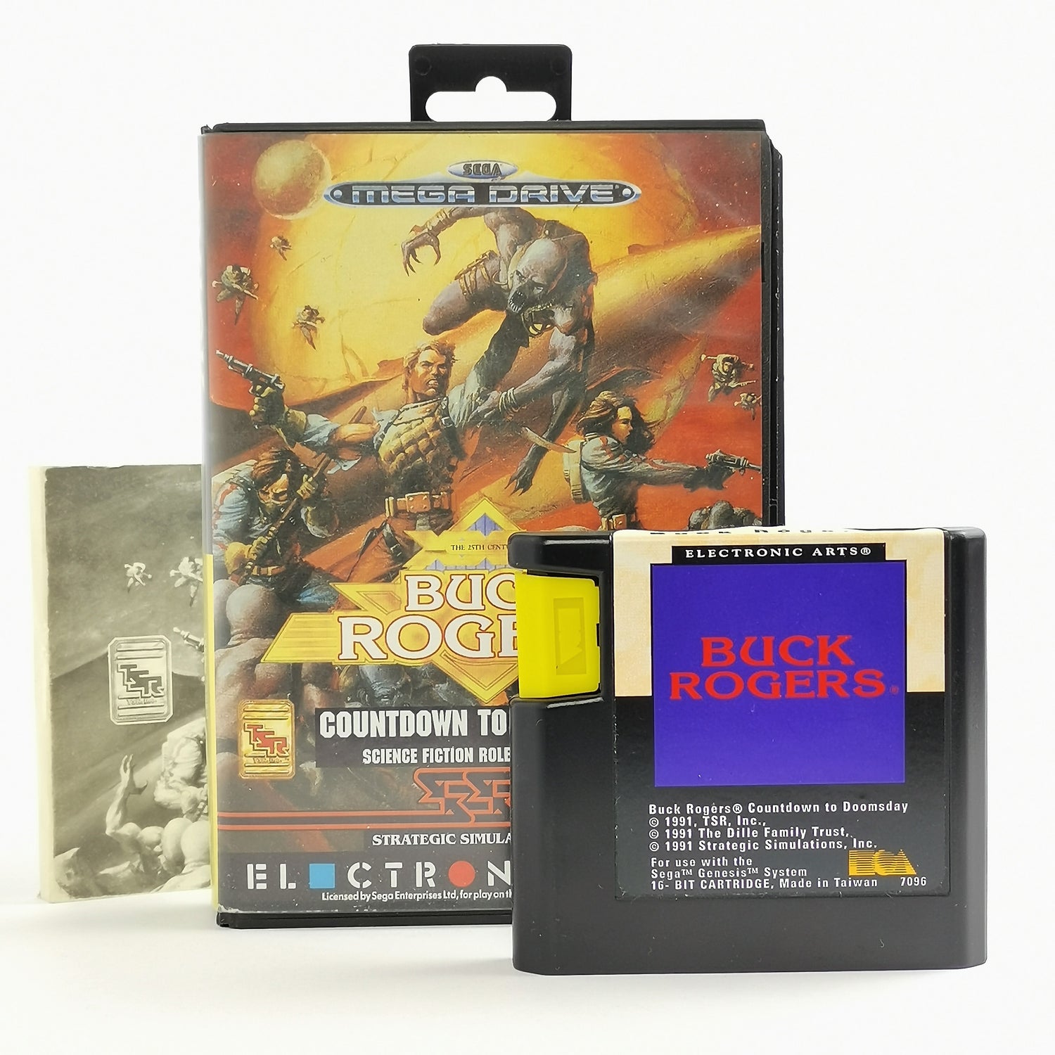 Sega Mega Drive Game: Buck Rogers Countdown To Doomsday - OVP & Instructions PAL