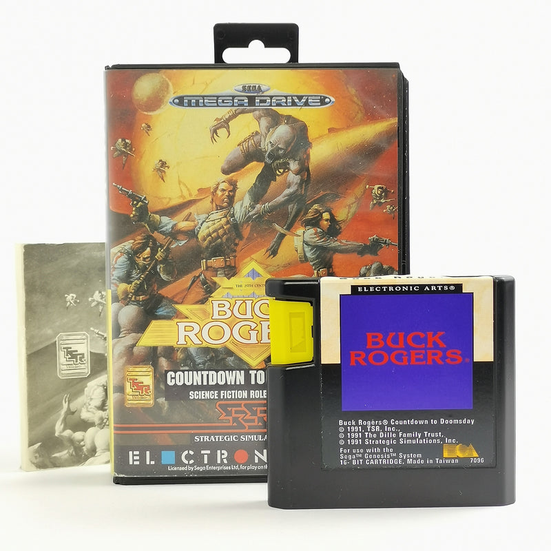 Sega Mega Drive Game: Buck Rogers Countdown To Doomsday - OVP &amp; Instructions PAL