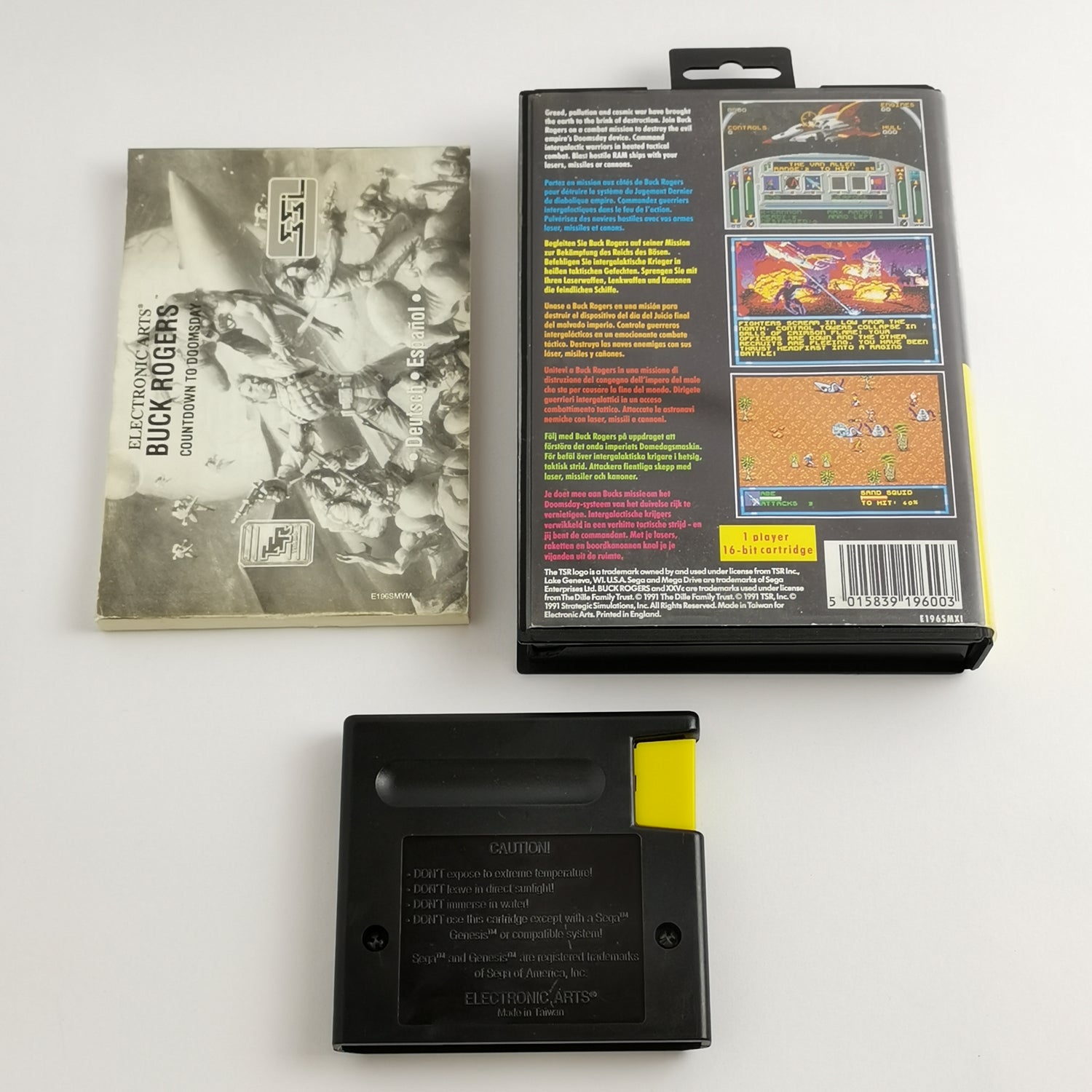 Sega Mega Drive Game: Buck Rogers Countdown To Doomsday - OVP & Instructions PAL