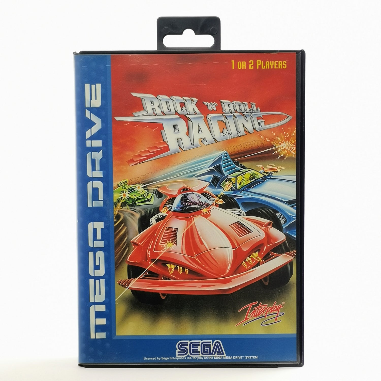 Sega Mega Drive Game: Rock N Roll Racing - Original Packaging & In