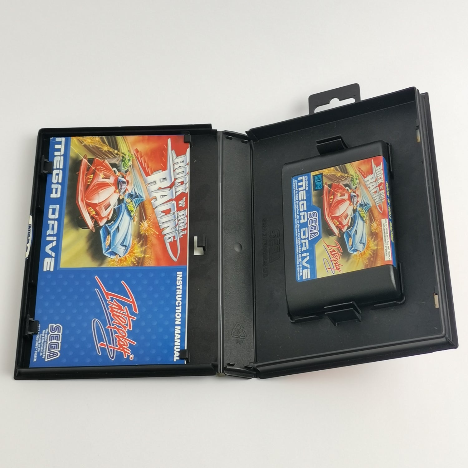 Sega Mega Drive Game: Rock N Roll Racing - Original Packaging & In