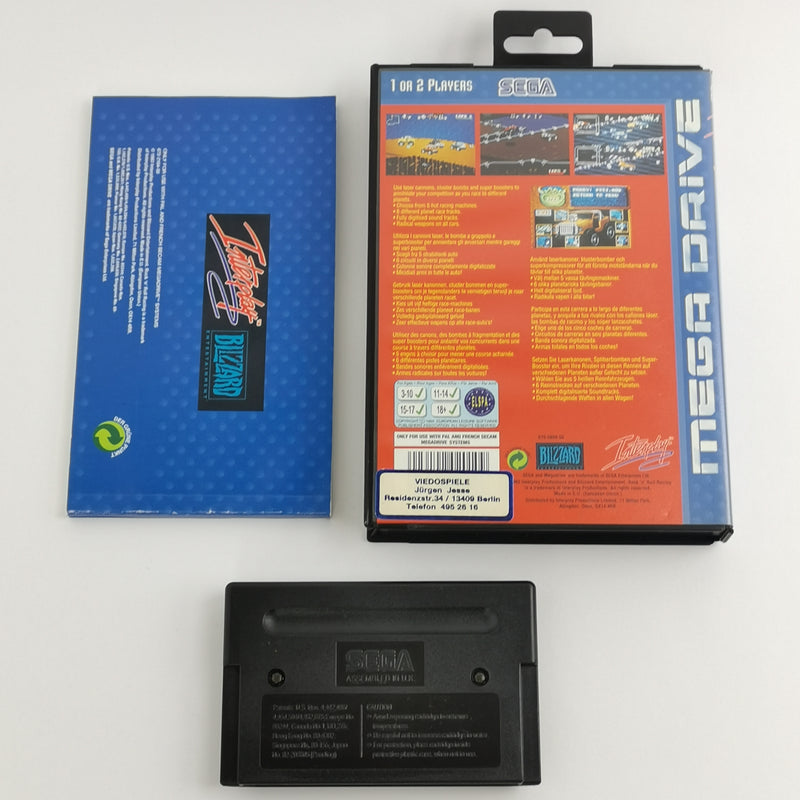 Sega Mega Drive Game: Rock N Roll Racing - Original Packaging &amp; Instructions | MD PAL 16-bit