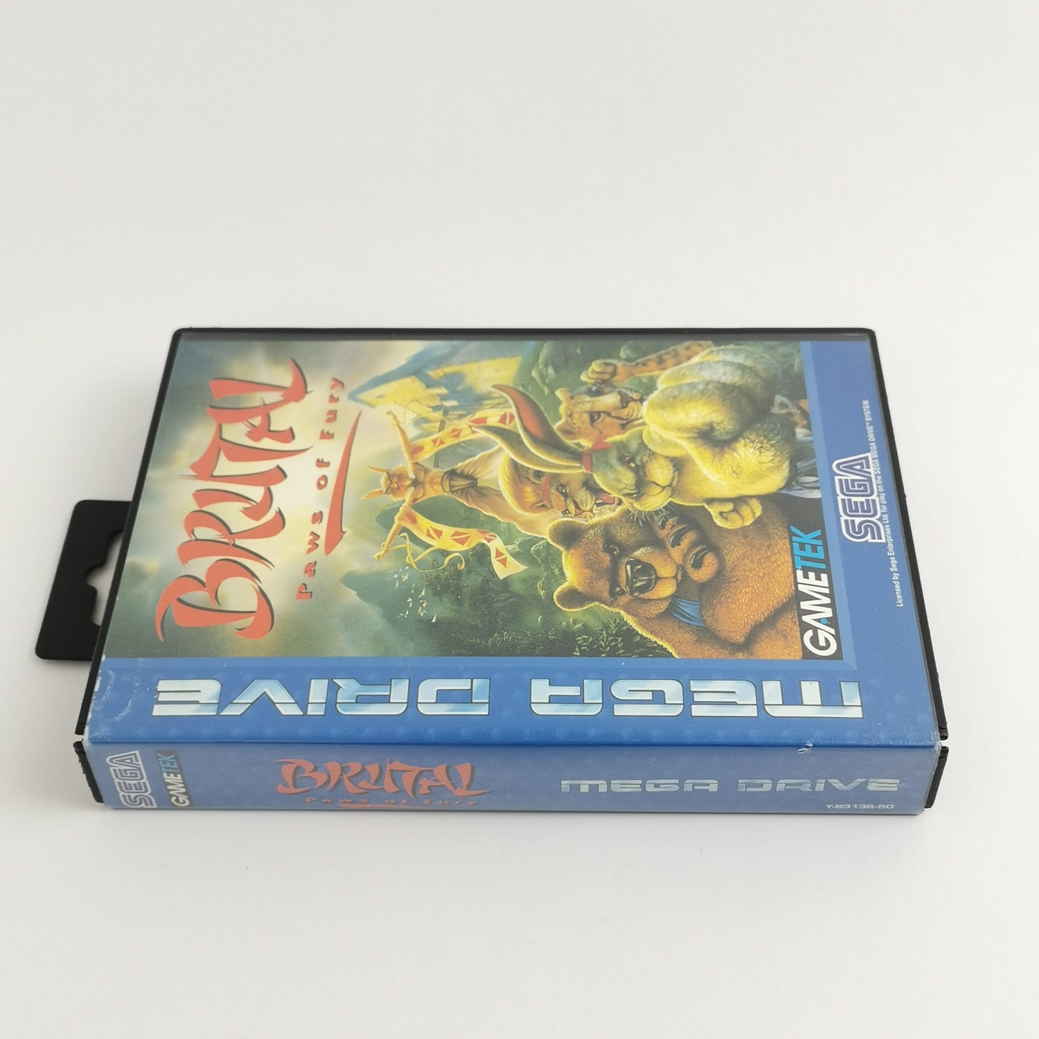 Sega Mega Drive Game: Brutal Paws of Fury - Original Packaging & Instructions | MD PAL