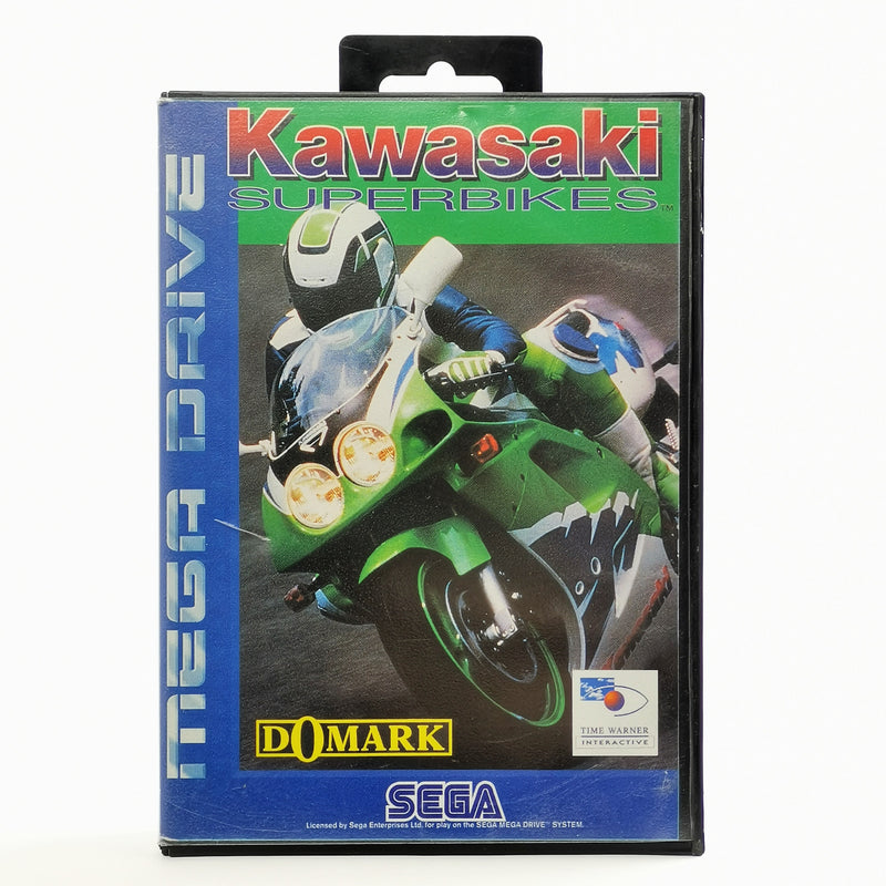 Sega Mega Drive Game: Kawasaki Superbikes - Original Packaging &amp; Instructions | MD PAL