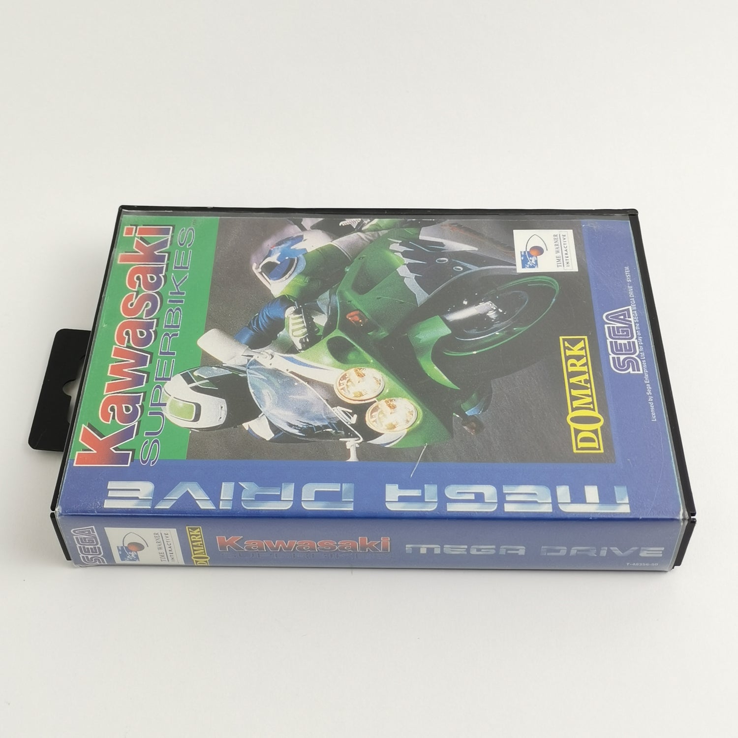 Sega Mega Drive Game: Kawasaki Superbikes - Original Packaging & Instructions | MD PAL