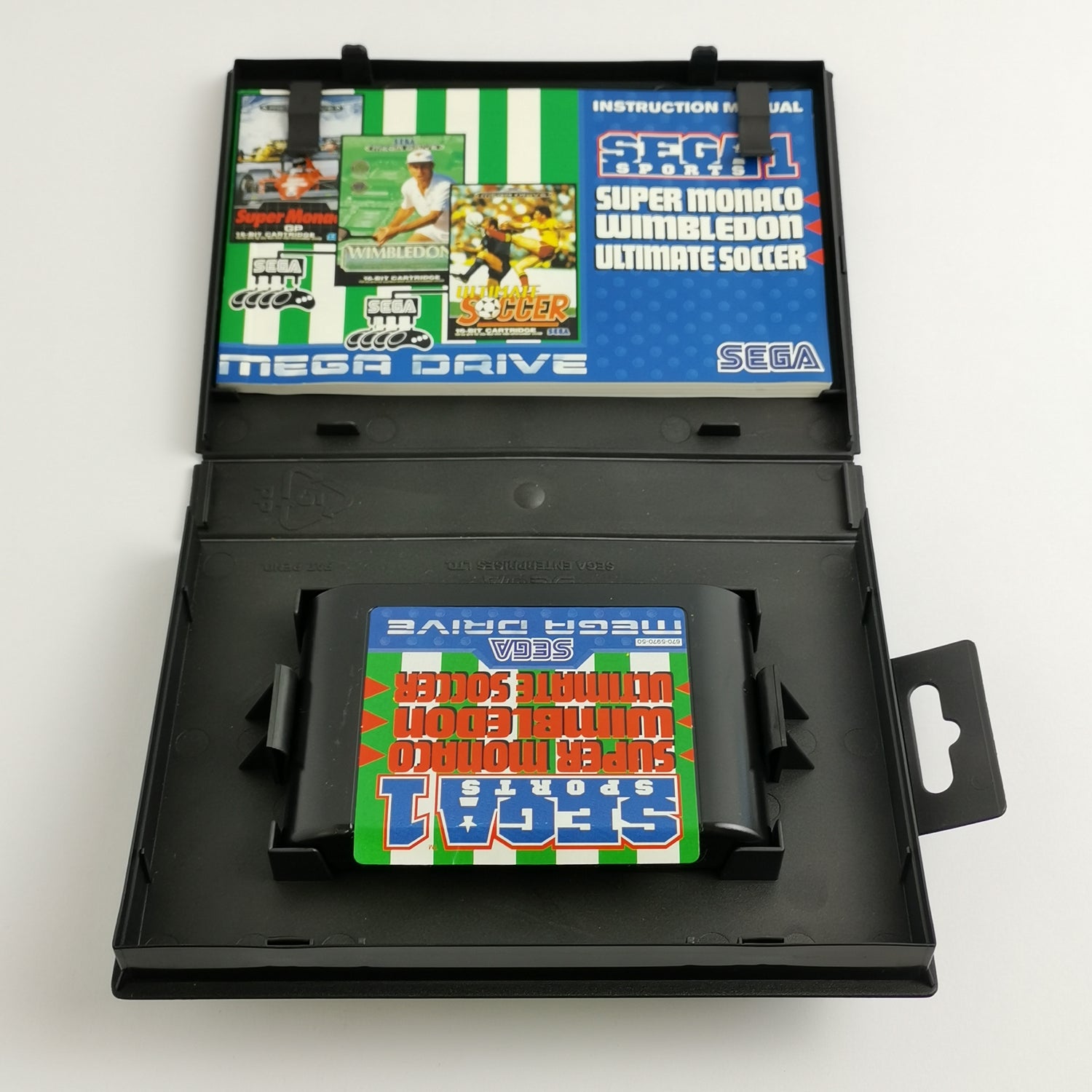 Sega Mega Drive Game: Sega Sports 1 (3 in 1 Cartridge) - Original Packaging & Instructions | PAL