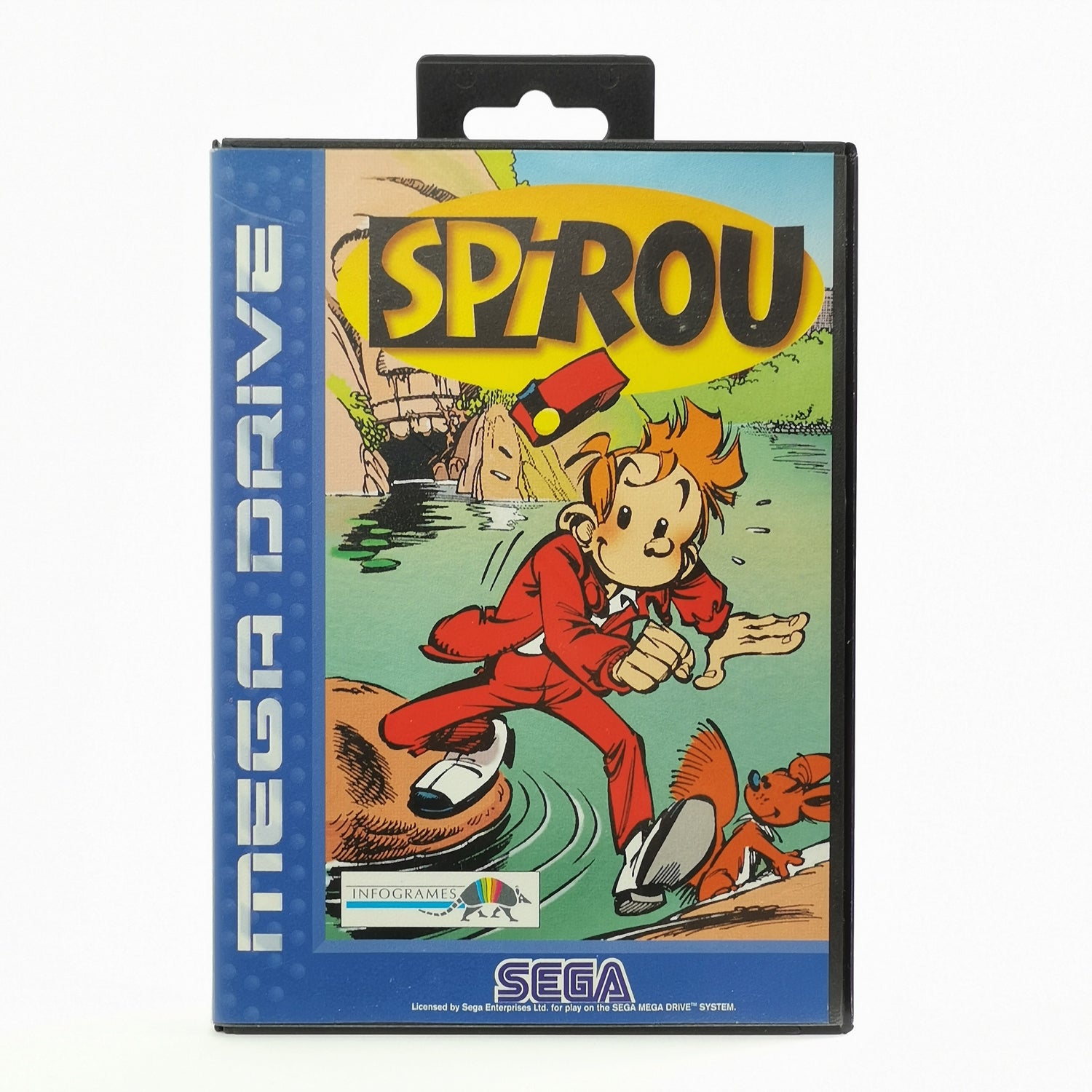 Sega Mega Drive Game: Spirou + Poster - Original Packaging & Instructions | MD PAL 16-bit