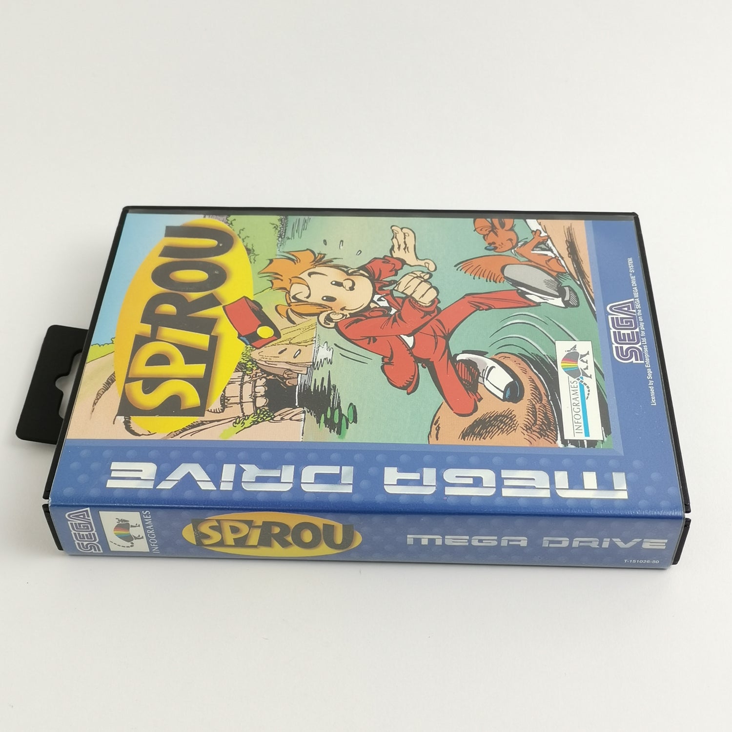 Sega Mega Drive Game: Spirou + Poster - Original Packaging & Instructions | MD PAL 16-bit