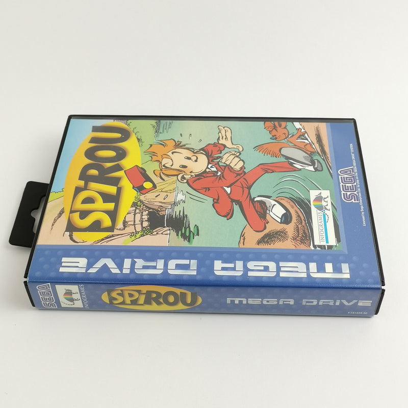 Sega Mega Drive Game: Spirou + Poster - Original Packaging &amp; Instructions | MD PAL 16-bit