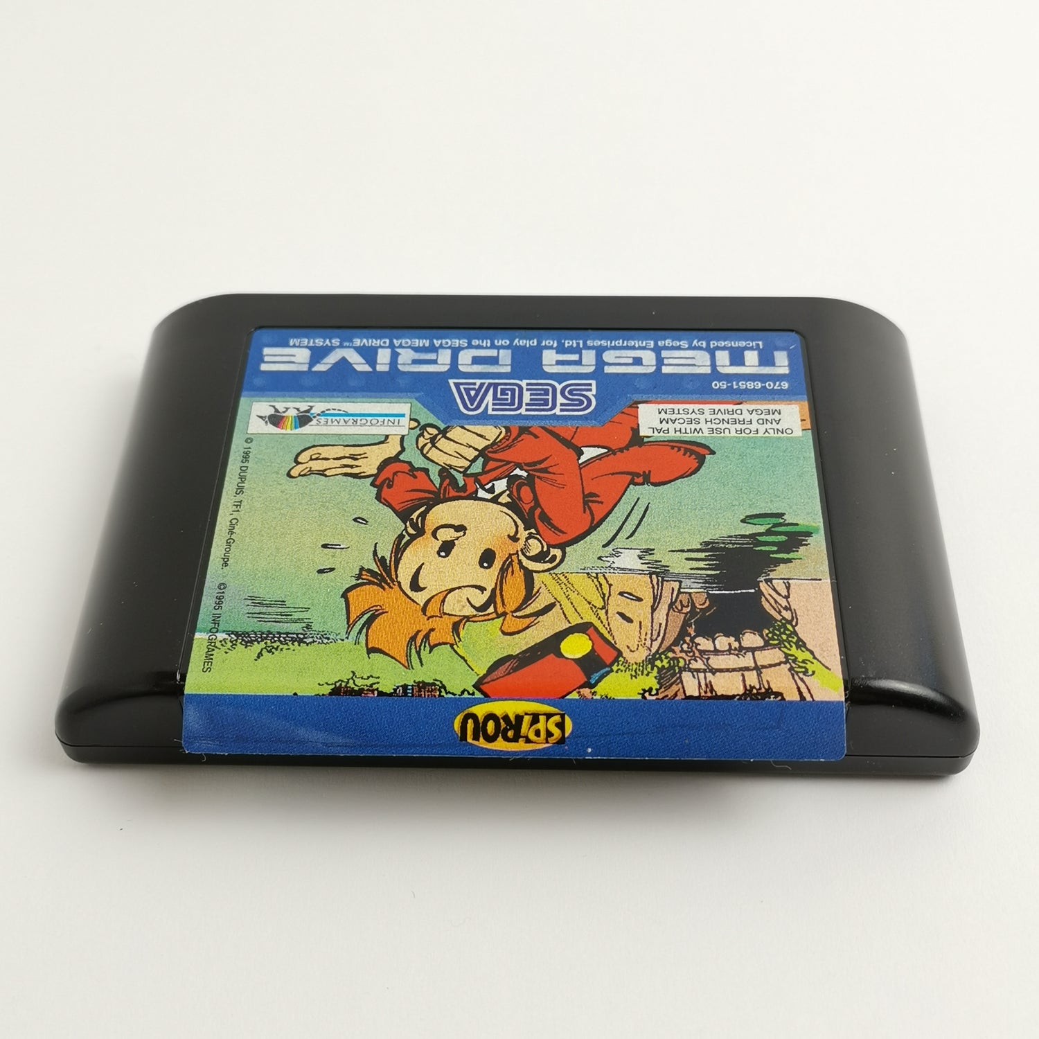 Sega Mega Drive Game: Spirou + Poster - Original Packaging & Instructions | MD PAL 16-bit