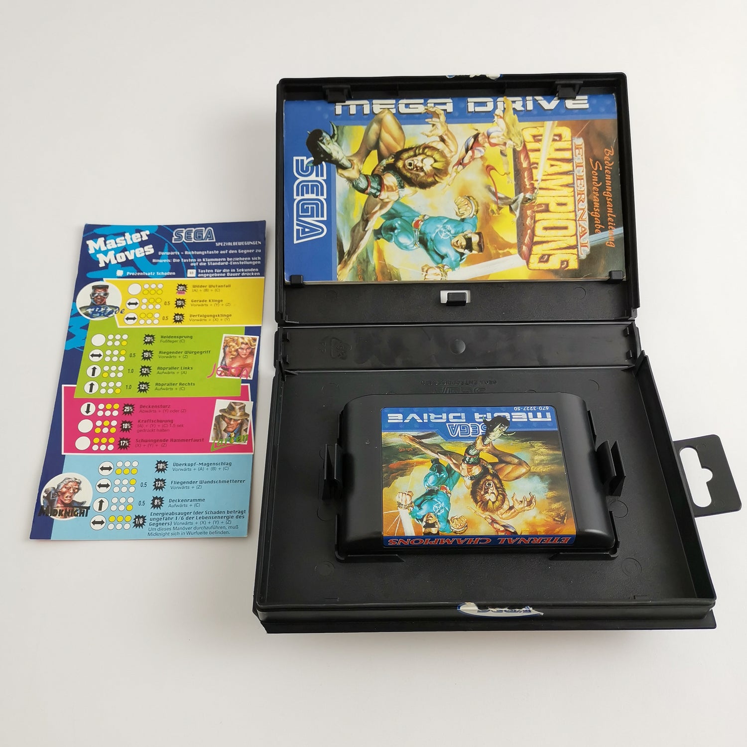 Sega Mega Drive Game: Eternal Champions - Original Packaging & Instructions | MD PAL 16-bit