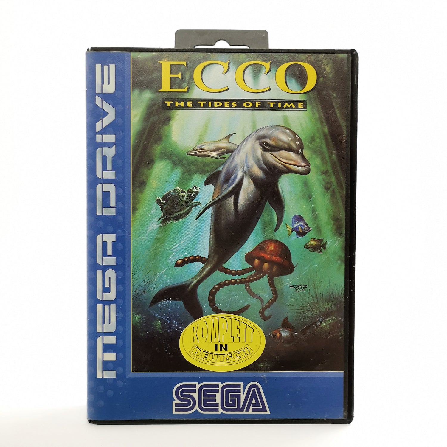 Sega Mega Drive Game: Ecco The Tides of Time - OVP & Instructions PAL | Dolphin