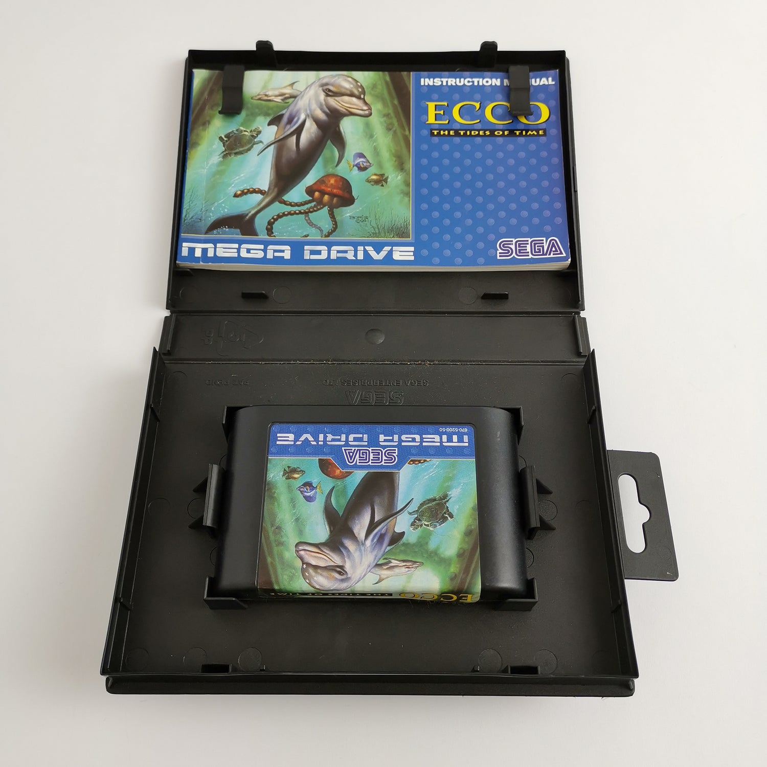 Sega Mega Drive Game: Ecco The Tides of Time - OVP & Instructions PAL | Dolphin