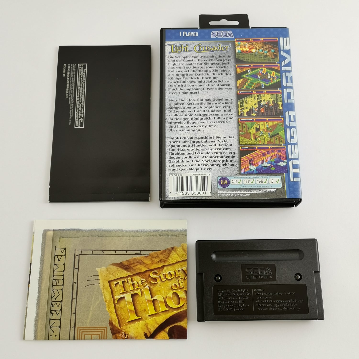 Sega Mega Drive games: Blue original packaging & instructions (all in mint condition) - game selectable