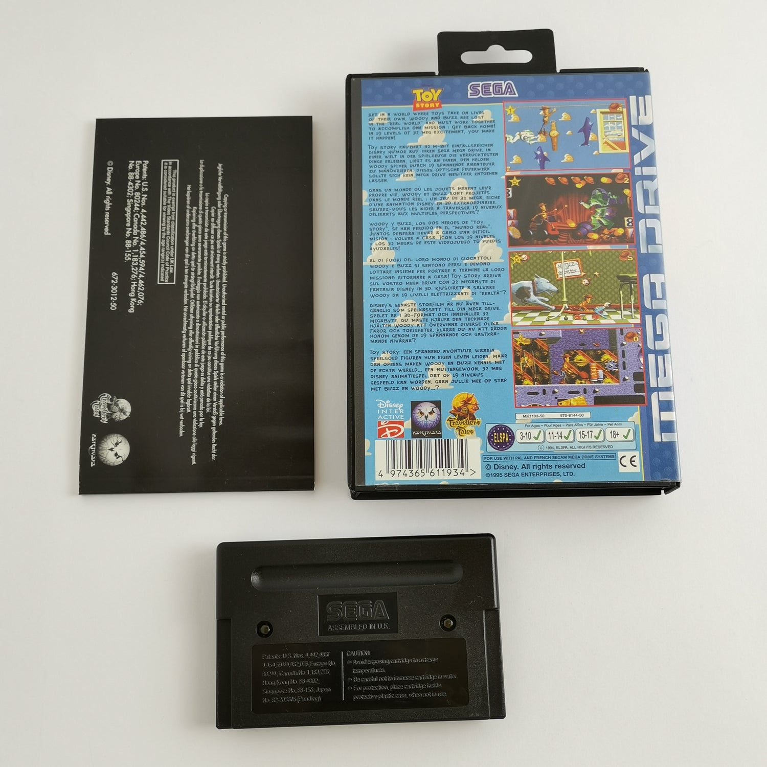 Sega Mega Drive games: Blue original packaging & instructions (all in mint condition) - game selectable