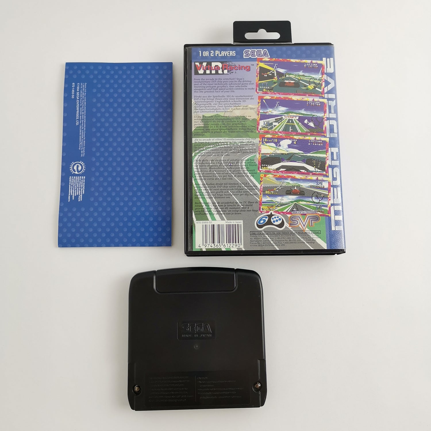 Sega Mega Drive games: Blue original packaging & instructions (all in mint condition) - game selectable