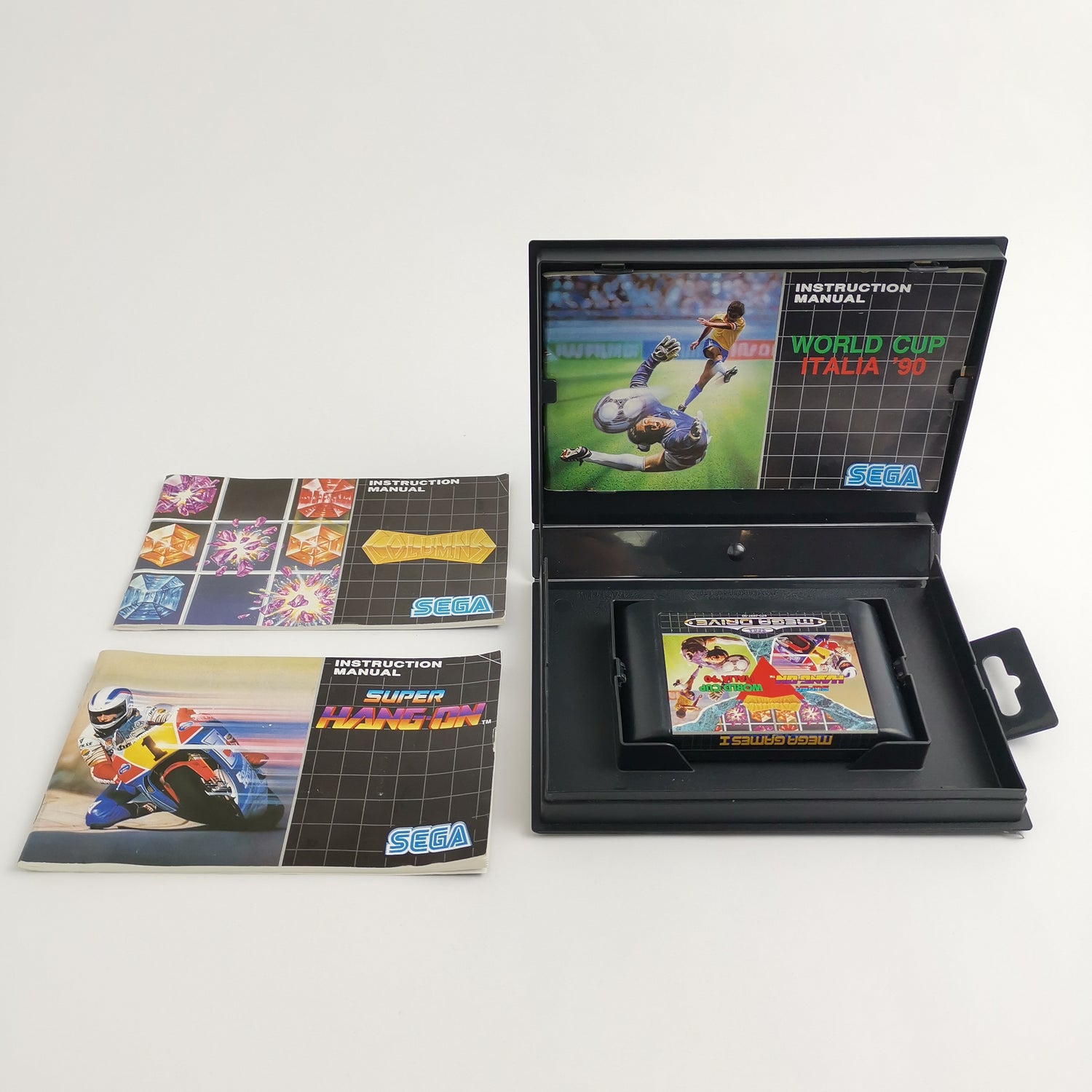 Sega Mega Drive game: Mega Games I including all 3 instructions | MD PAL original packaging