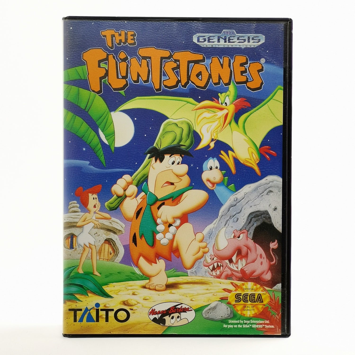 Sega Genesis game: The Flintstones - original packaging & instructions | Mega Drive USA version