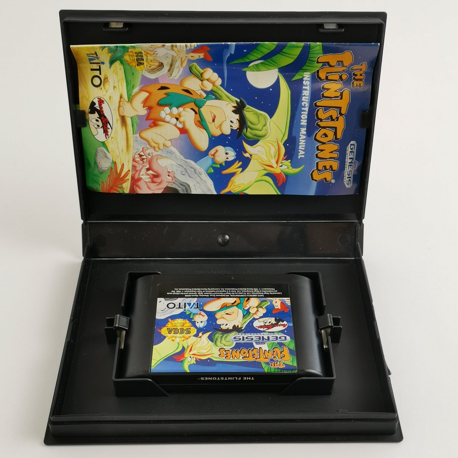 Sega Genesis game: The Flintstones - original packaging & instructions | Mega Drive USA version